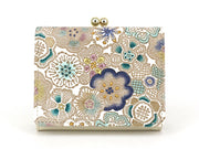 Spring Bloom (Blue) Small GAMAGUCHI Trifold Wallet
