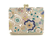 Spring Bloom (Blue) Small GAMAGUCHI Trifold Wallet