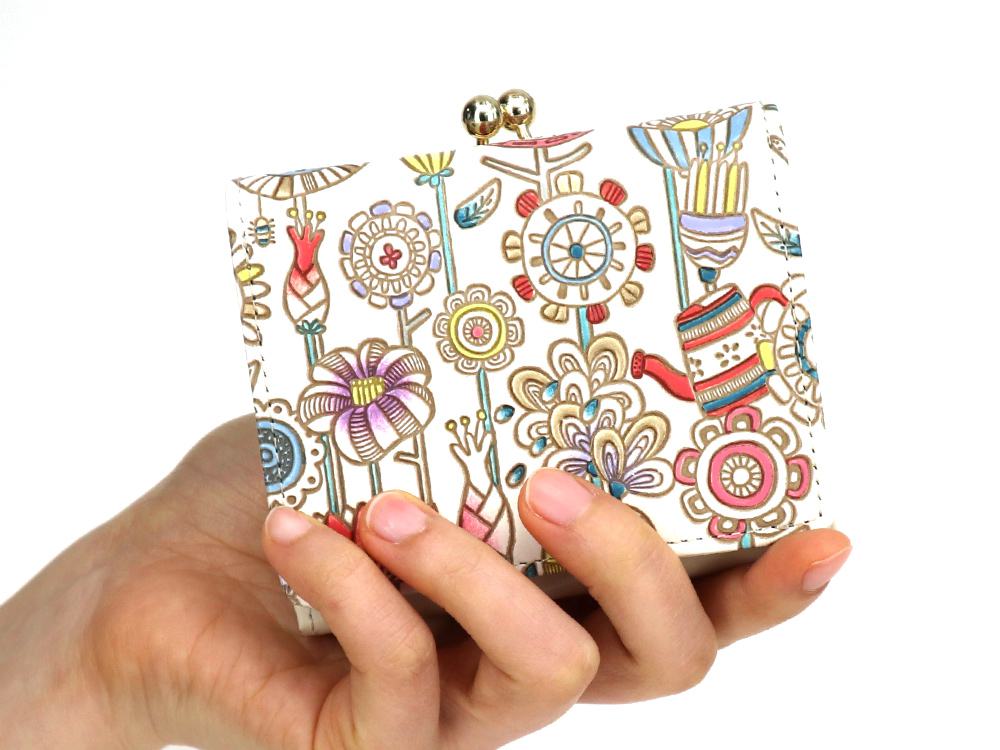 Garden Small GAMAGUCHI Trifold Wallet