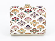 HANAOGI - Flower Fans Small GAMAGUCHI Trifold Wallet