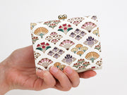 HANAOGI - Flower Fans Small GAMAGUCHI Trifold Wallet