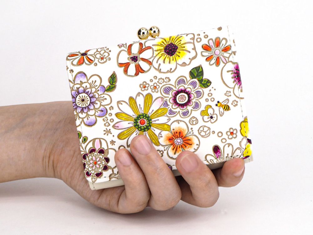 Honeybee Small GAMAGUCHI Trifold Wallet