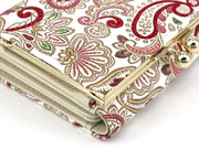 Paisley (Ruby) Small GAMAGUCHI Trifold Wallet