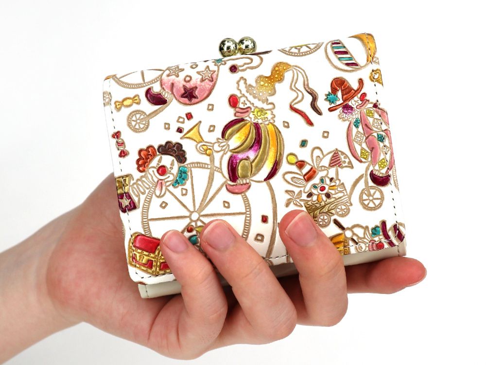 Pierrot (Yellow) GAMAGUCHI Trifold Wallet