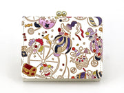 Pierrot (Purple) GAMAGUCHI Trifold Wallet