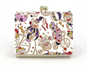 Pierrot (Purple) GAMAGUCHI Trifold Wallet