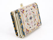 Golden Tapestry Small GAMAGUCHI Trifold Wallet
