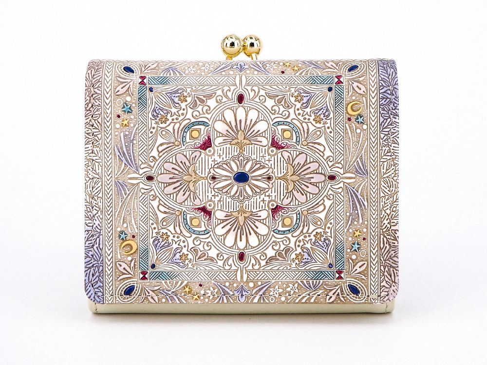 Fantasy Tapestry Small GAMAGUCHI Trifold Wallet