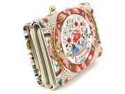 KARAKO - Chinese Dolls  Small GAMAGUCHI Trifold Wallet
