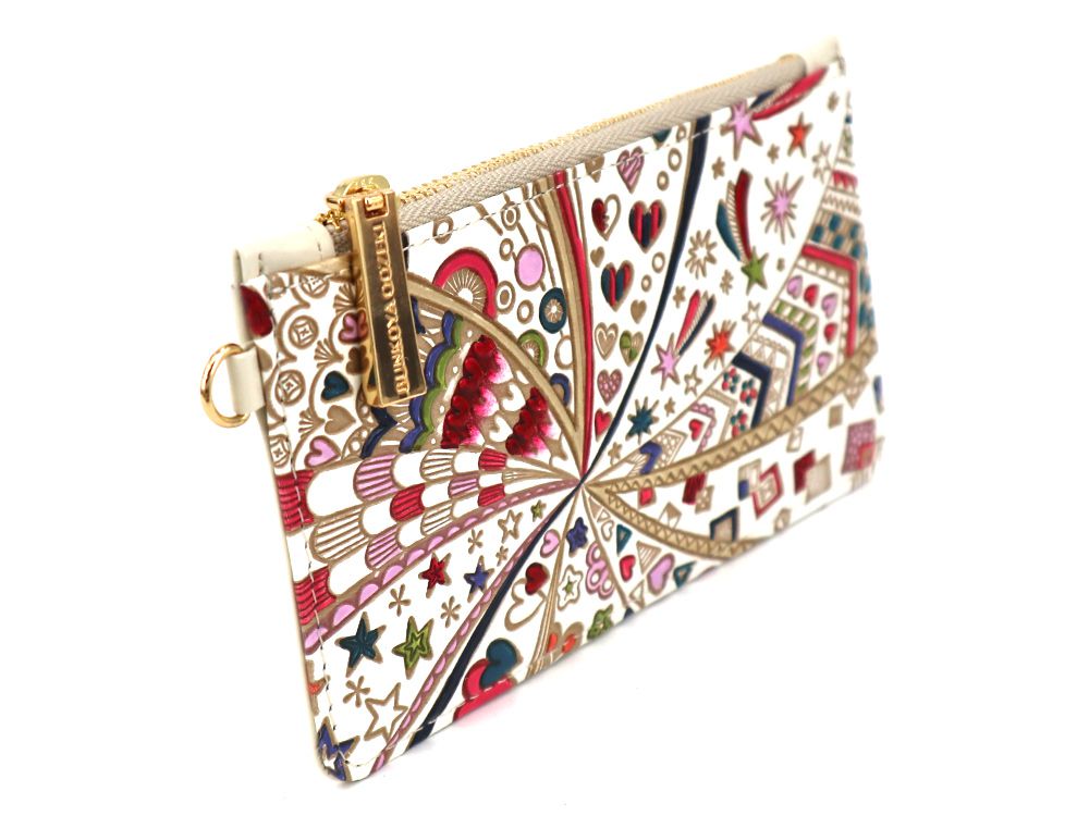 Glossy hearts Thin Card Case