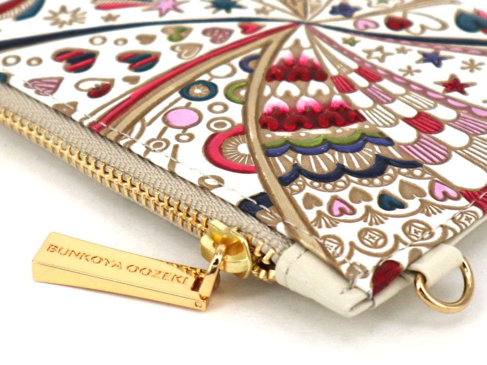 Glossy hearts Thin Card Case