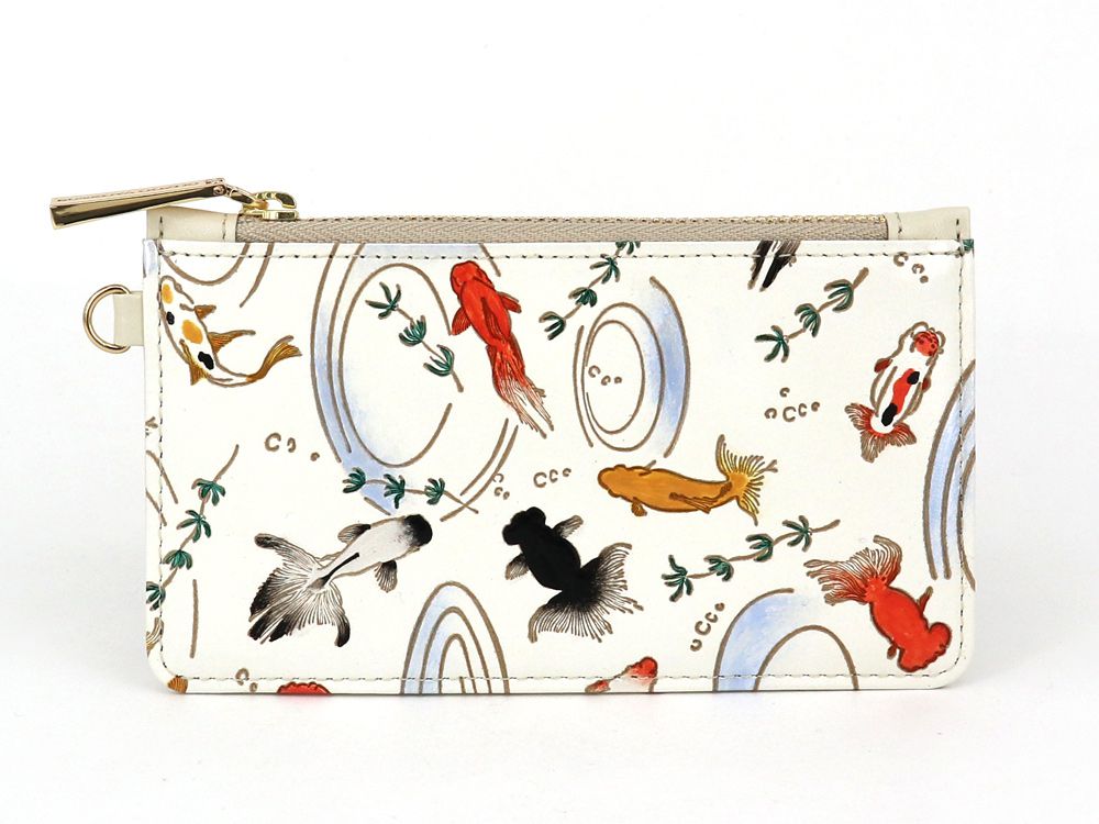 Gold Fishes Thin Card Case