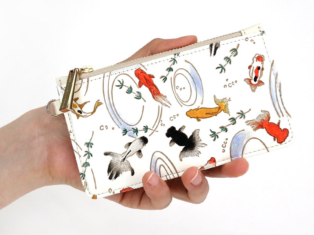 Gold Fishes Thin Card Case