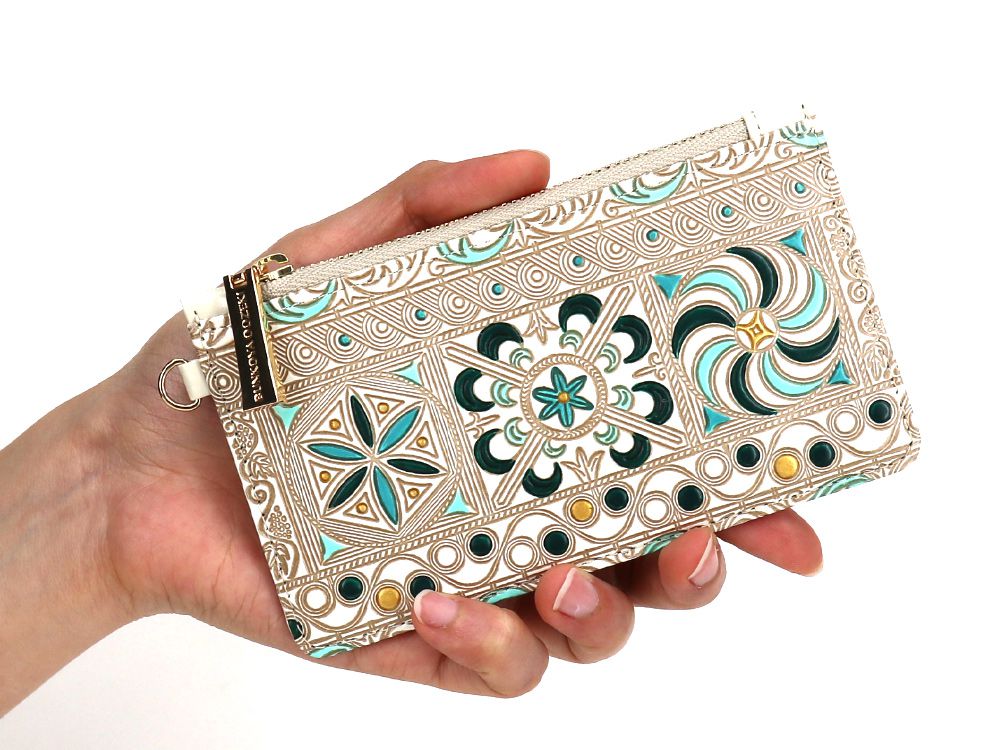 KINSHA - Persia Tiles (Green) Thin Card Case