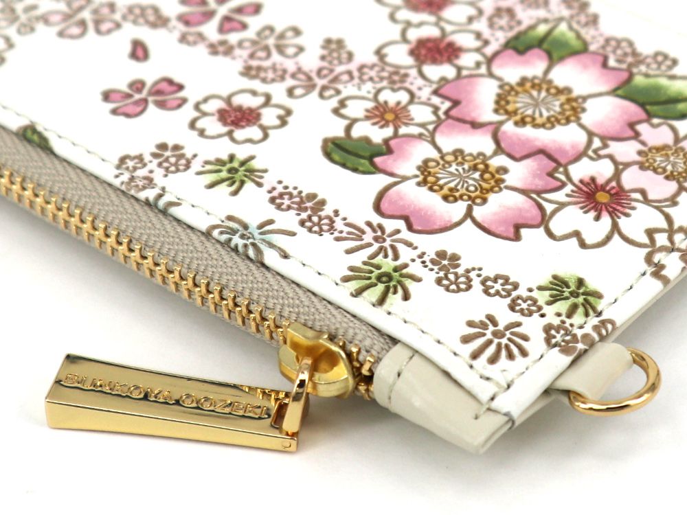 Dancing Cherry Blossoms Thin Card Case