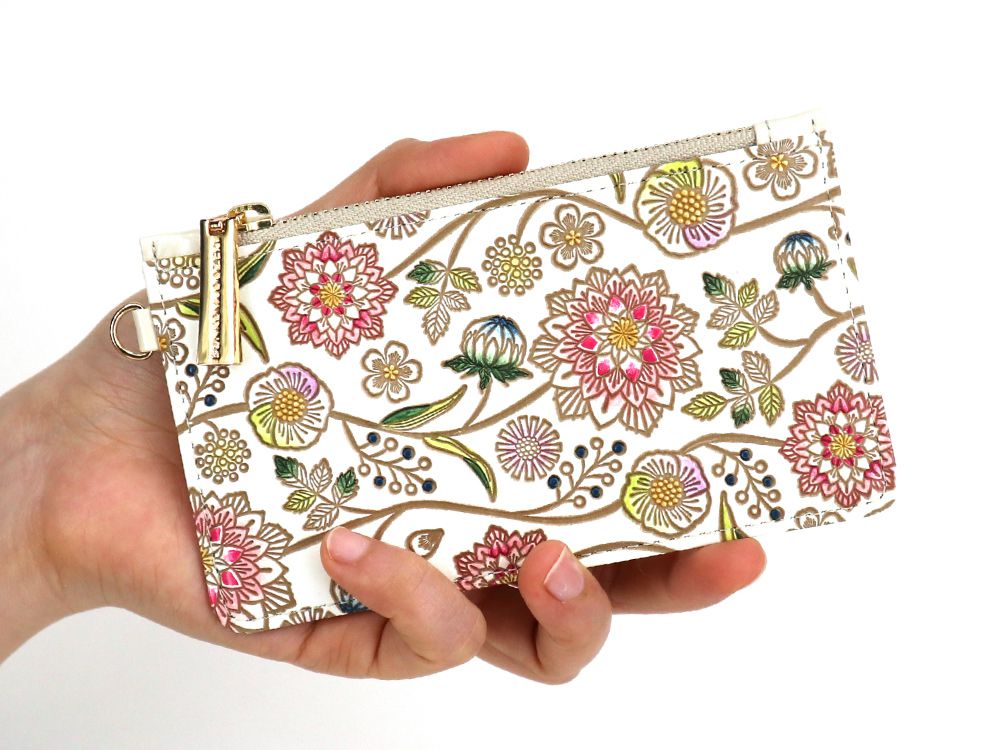 Dahlia (Berry Pink) Thin Card Case