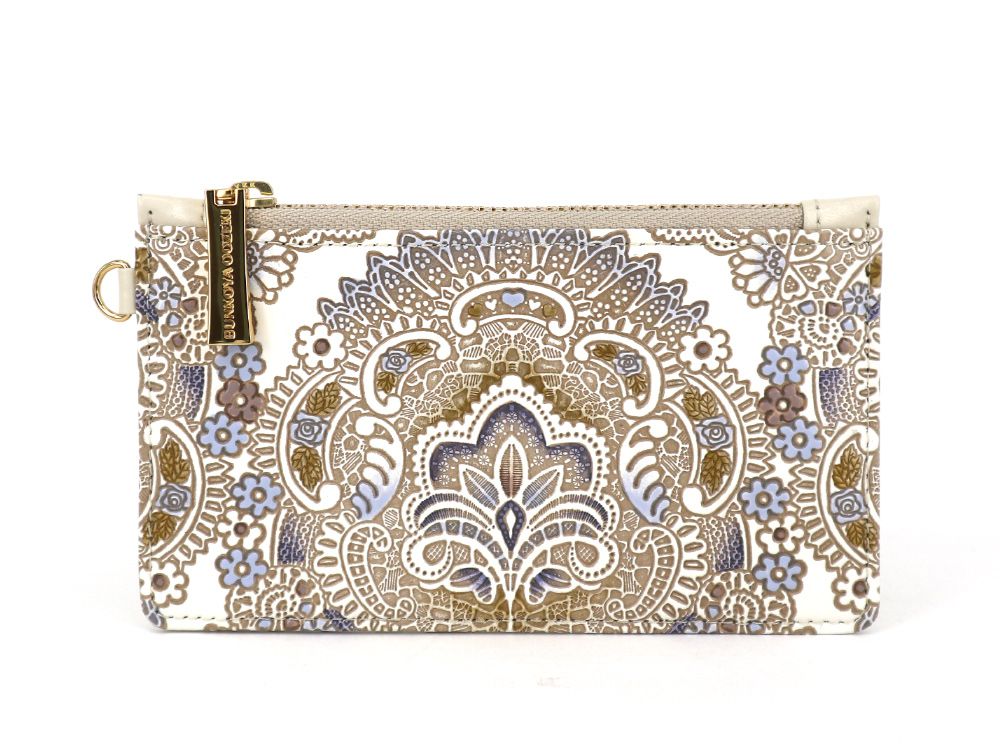 Antique lace (Blue) Thin Card Case