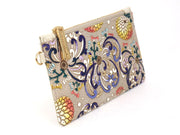 RANGIKU - Firework Chrysanthemums (Blue&Yellow) Thin Card Case