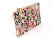 RANGIKU - Firework Chrysanthemums (Wine&Pink) Thin Card Case