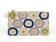 Umbrella Chrysanthemums (Shimmering Blue) Thin Card Case