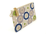 Umbrella Chrysanthemums (Shimmering Blue) Thin Card Case