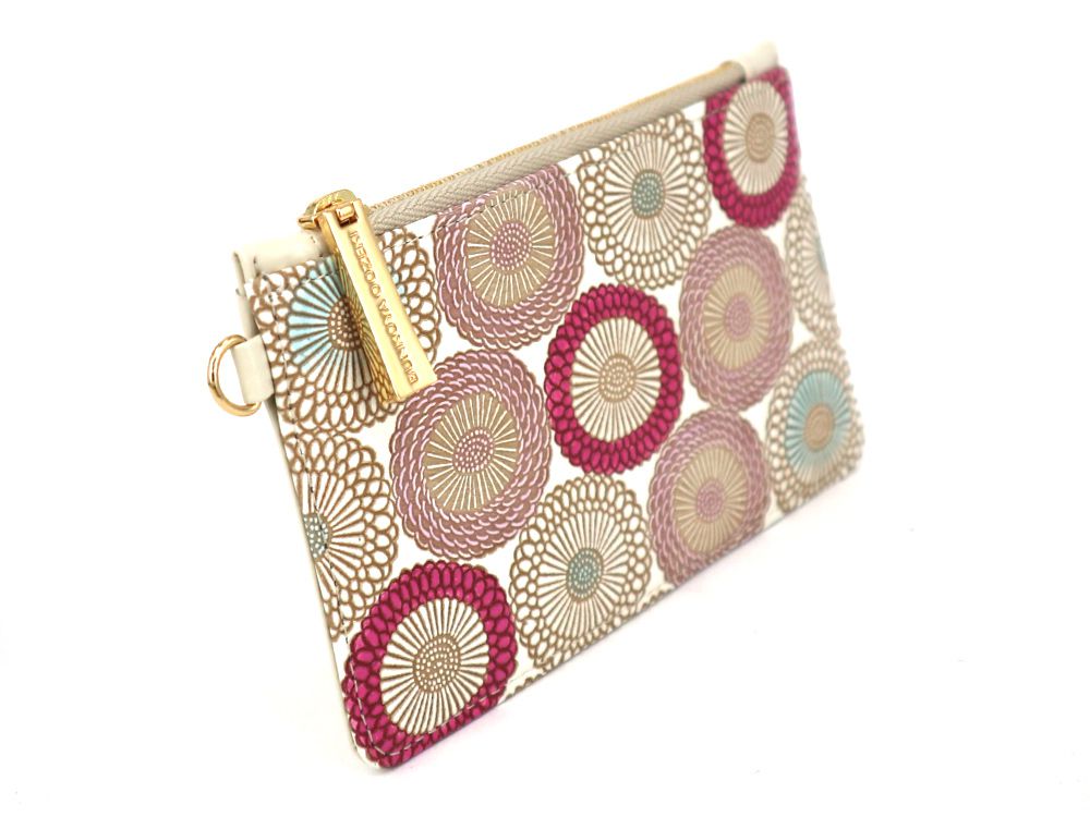 Umbrella Chrysanthemums (Peach Blossom) Thin Card Case
