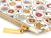 KINKARAKOBANA - Small Golden Flowers  Thin Card Case
