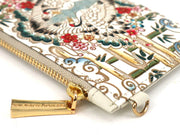 Facing Cranes Thin Card Case