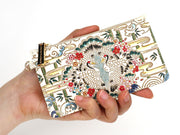 Facing Cranes Thin Card Case
