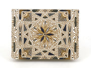 Carreau (Black) Square Coin Purse