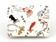 Gold Fishes Square Coin Purse