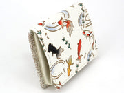 Gold Fishes Square Coin Purse