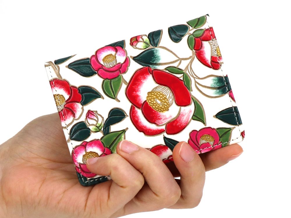Camellia Square Coin Purse