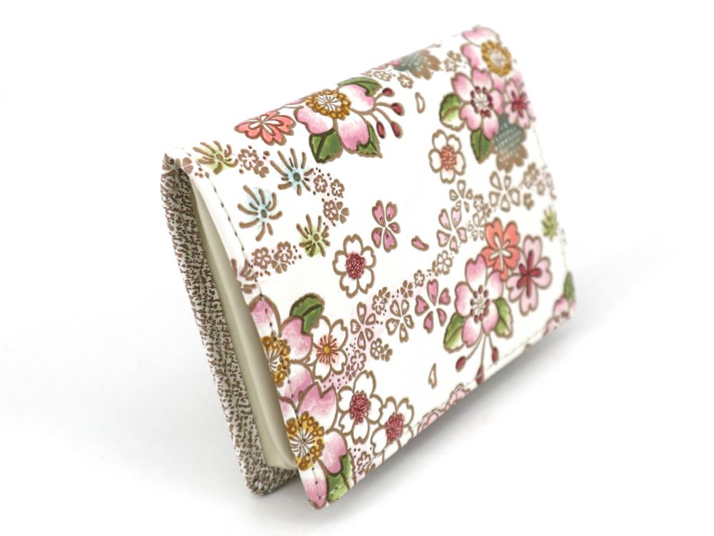 Dancing Cherry Blossoms Square Coin Purse