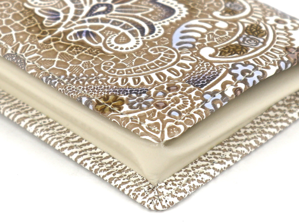 Antique Lace (Blue)  Square Coin Purse