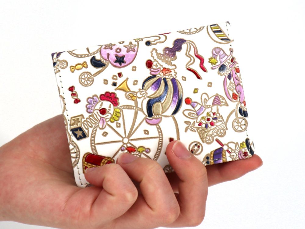 Pierrot (Purple) Square Coin Purse