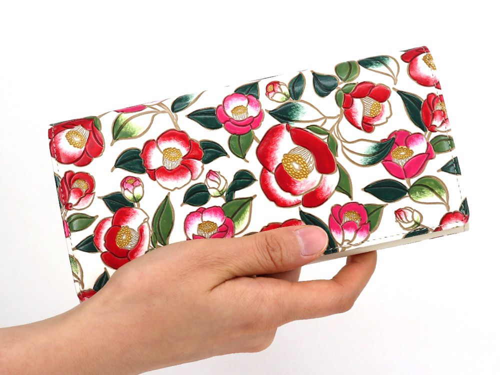 Camellia Long Wallet