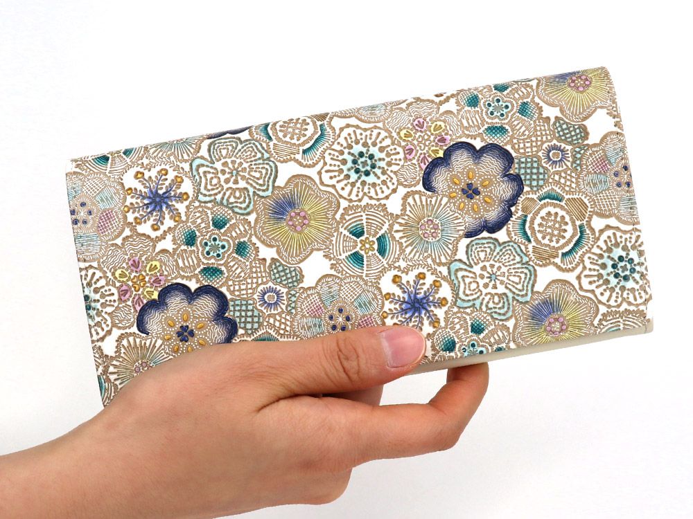 Spring Bloom (Blue) Long Wallet