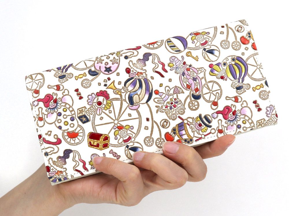 Pierrot (Purple) Long Wallet