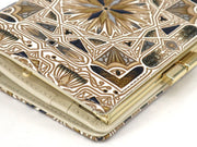 Carreau (Black) Square Billfold with Clasp