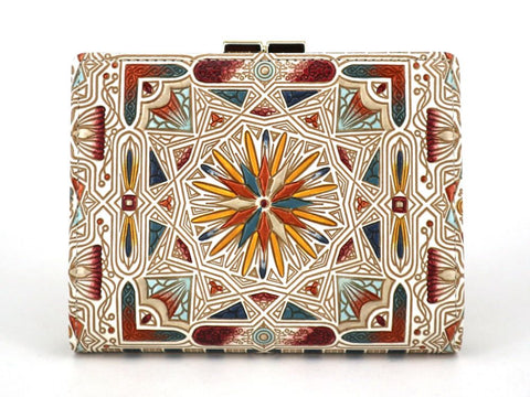 Carreau (Bronze) Square Billfold with Clasp