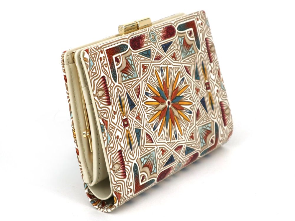 Carreau (Bronze) Square Billfold with Clasp
