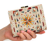 Carreau (Bronze) Square Billfold with Clasp