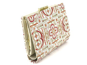Miyabi (Red) GAMASATSU Square Billfold with Clasp