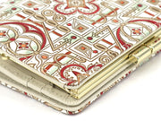 Miyabi (Red) GAMASATSU Square Billfold with Clasp