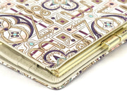 Miyabi (Purple) GAMASATSU Square Billfold with Clasp