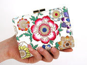 Anemone Square Billfold with Clasp