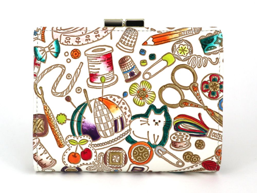 Sewing (Limited Edt.) Square Billfold with Clasp