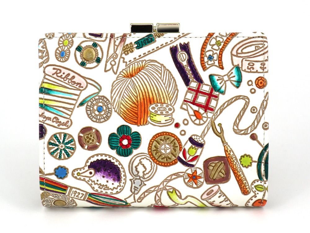 Sewing (Limited Edt.) Square Billfold with Clasp