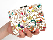 Sewing (Limited Edt.) Square Billfold with Clasp